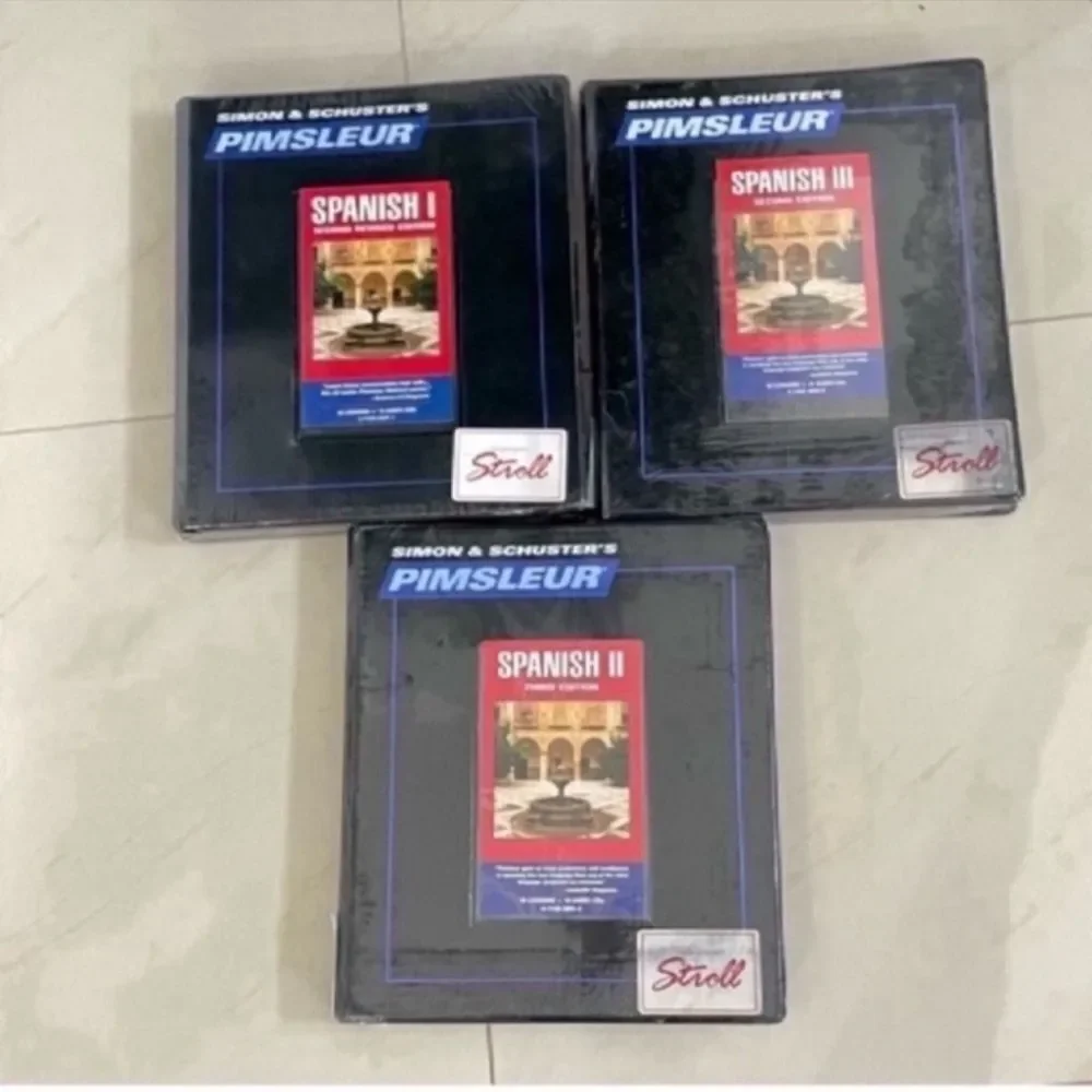 New Simon & Schuster’s Pimsleur Spanish 1,2 & 3
